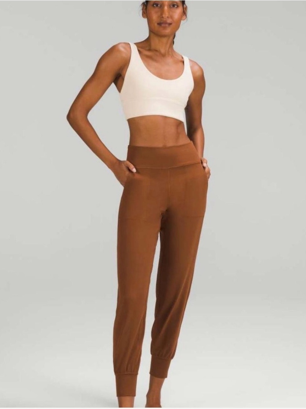 lululemon Align High-Rise Joggers in the color Roasted Brown. Size 4. EUC.